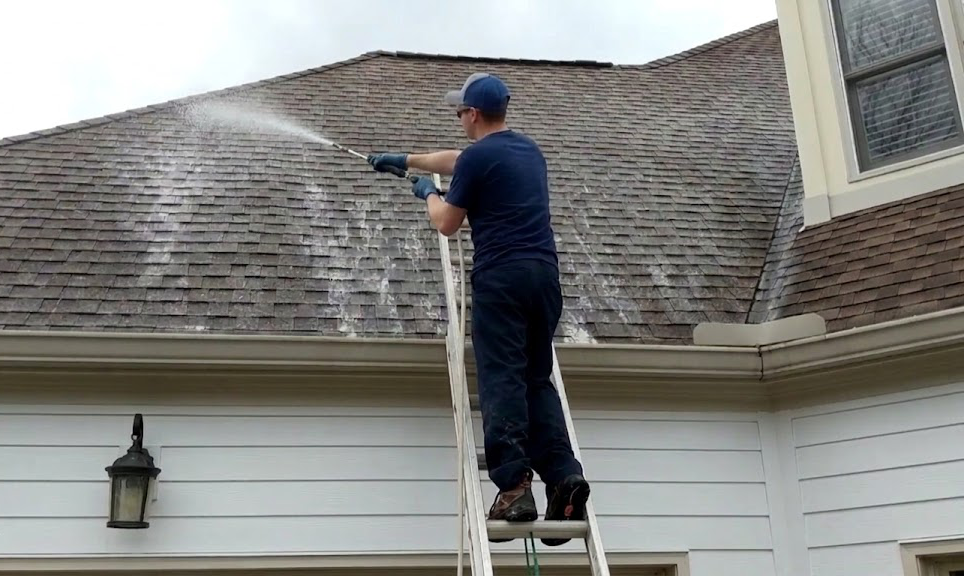 Roof Soft Wash Cleaning in Santa Cruz