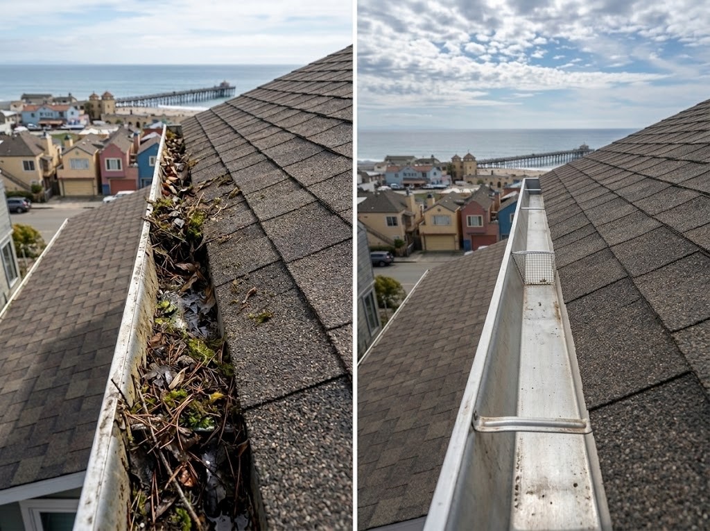 Gutter Cleaning and Roof Clearing